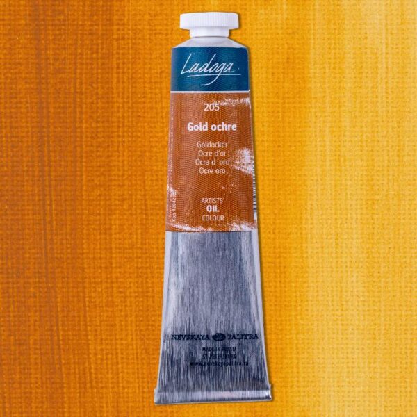Ladoga - olejové barvy 205 Gold Ochre 46 ml