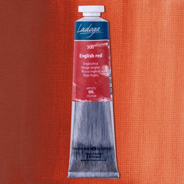 Ladoga - olejové barvy 300 English Red 46 ml