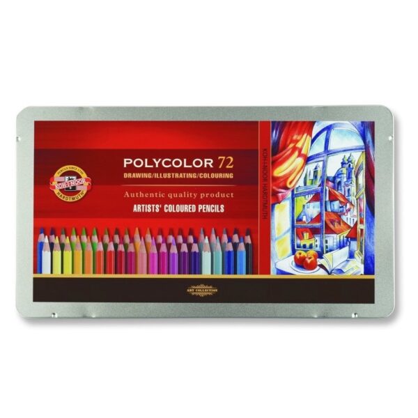 Sada pastelek Polycolor v plechu 72