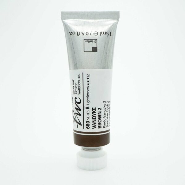 Vandyke Brown 2/ 680 – PWC, Extra Fine Artists Water Color – ShinHan
