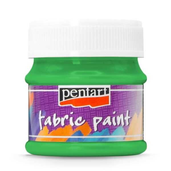 textilní barvy Pentart zelená metallic