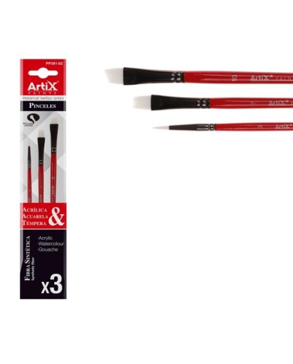 Sada štětců Artix 3 kusy-3,7,10 a