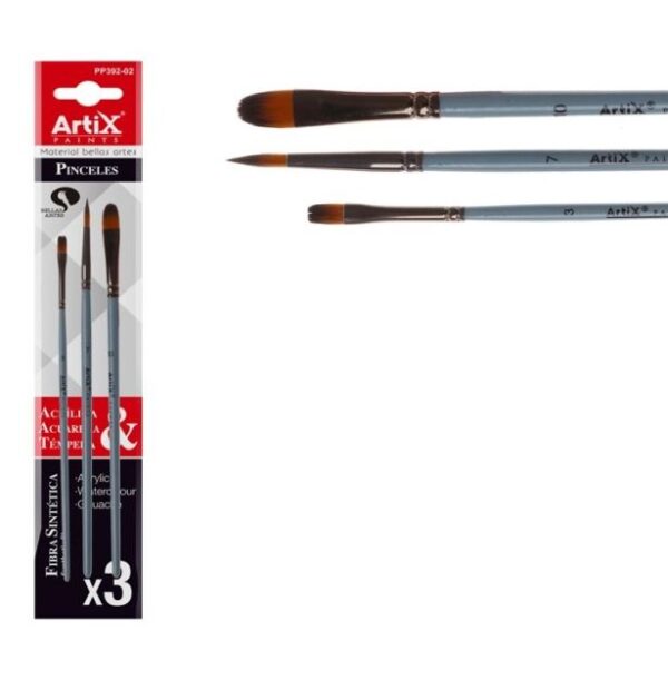Sada štětců Artix 3 kusy-3,7,10