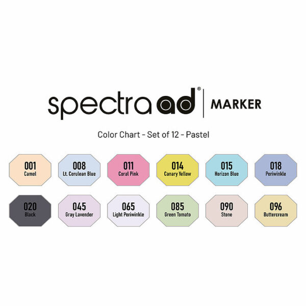 PASTEL 12-SPECTRA MARKER sada - Image 2