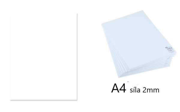 Pěnová guma  EVA -bílá