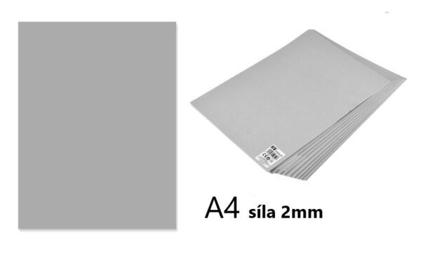 Pěnová guma EVA - šedá světlá