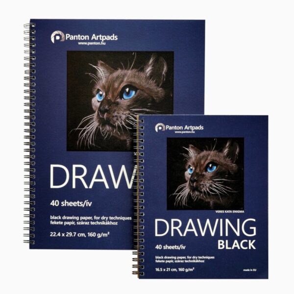 Blok pro kresbu - Drawing Black -16,5 x 21cm/160g