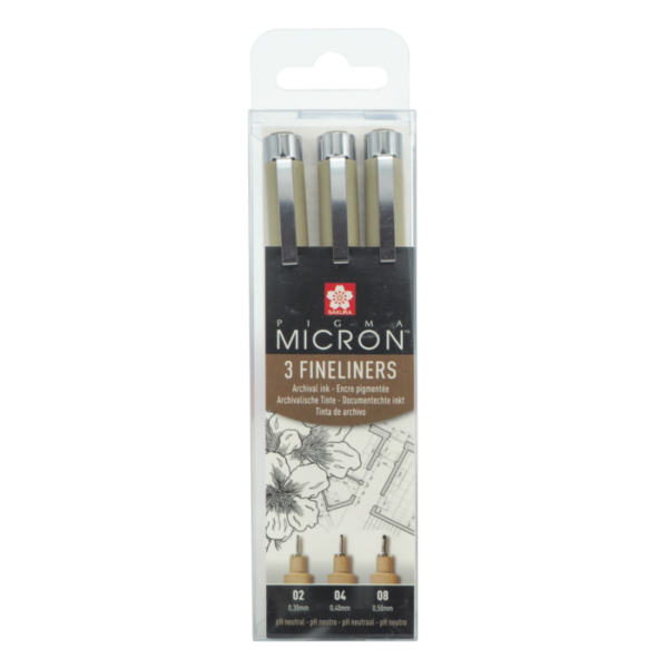 Pigma MICRON 3 fine liners black - Image 2