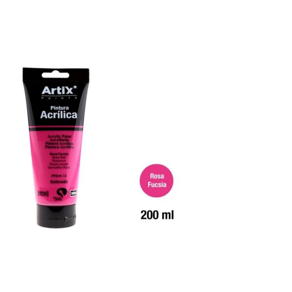 Rose red - akryl Artix - 200 ml