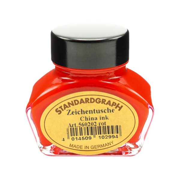 Kaligrafická tuš Standardgraph 30 ml - červená