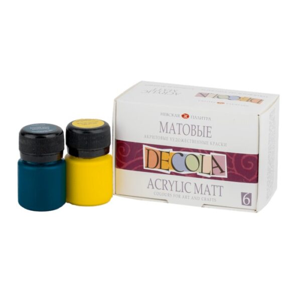 Sada matných akrylových barev Decola 6 x 20 ml