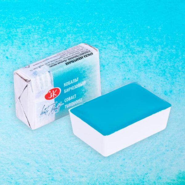 Cobalt turquoise 531 - Bílé noci - akvarel