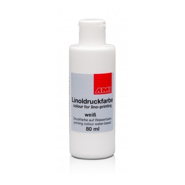Linorytová barva bílá 80 ml-Ami