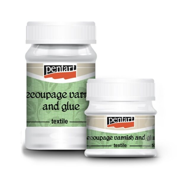 Textilní lepidlo a lak na decoupage - 50 ml - pentart