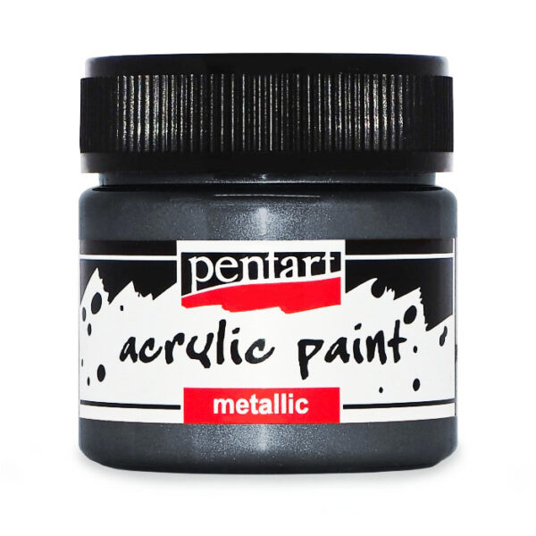 Akrylová metalická barva - plumb 50 ml. Pentart