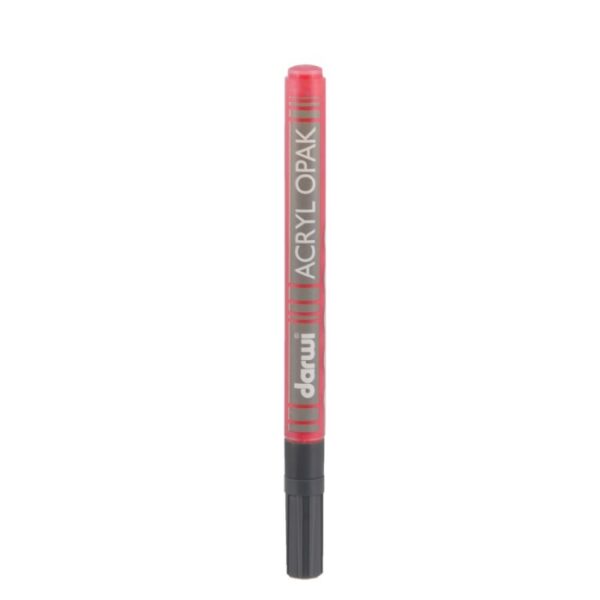 Acrylový fix Darwi - barva karmínově červená - síla 0,8 mm