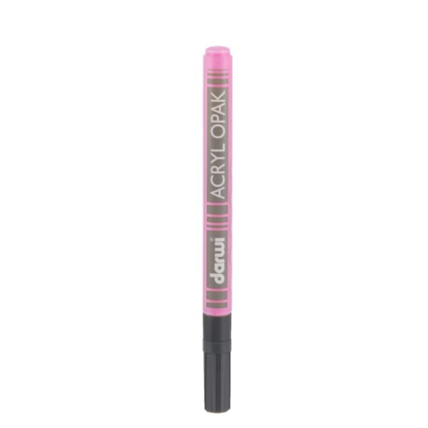 Acrylový fix Darwi - barva růžová - síla 0,8 mm