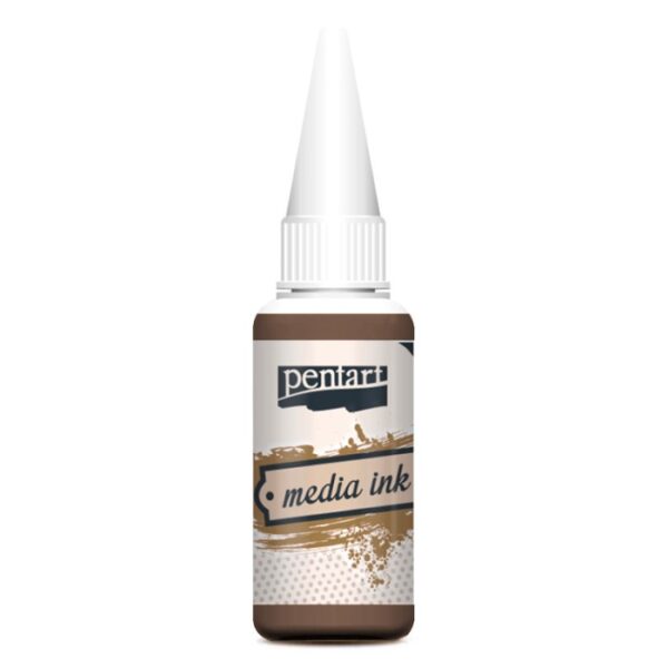 Media ink - brown 20 ml - Pentart