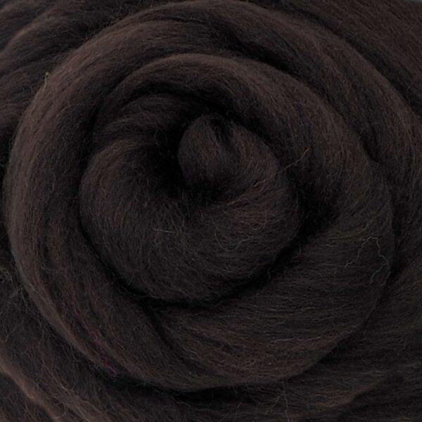 Ovčí vlna Merino česaná jemná 20 g hnědá tmavá 76