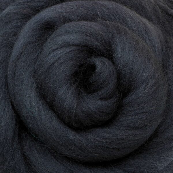 Ovčí vlna Merino česaná jemná 20 g šedá tmavá 77