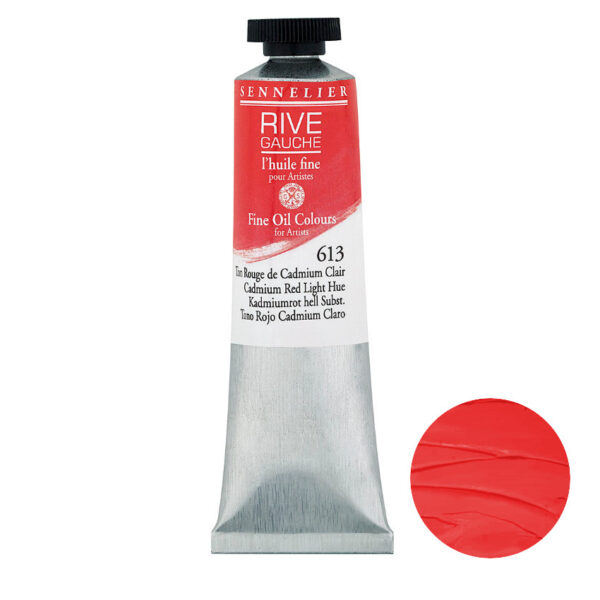 Sennelier Olej Rive Gauche 40 ml 613 Cadmium Red Light Hue
