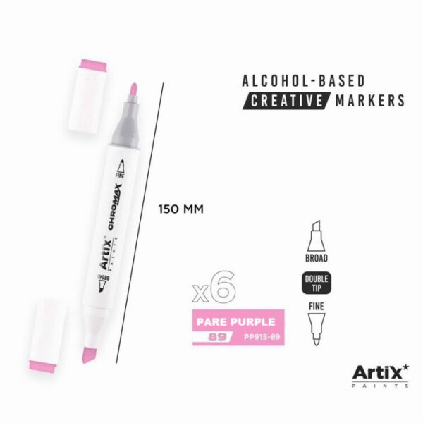 Alkoholový marker Artix Chromax Pale Purple 89