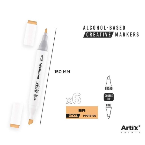 Alkoholový marker Artix Chromax BR 301