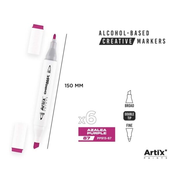 Alkoholový marker Artix Chromax Azalea Purple 87