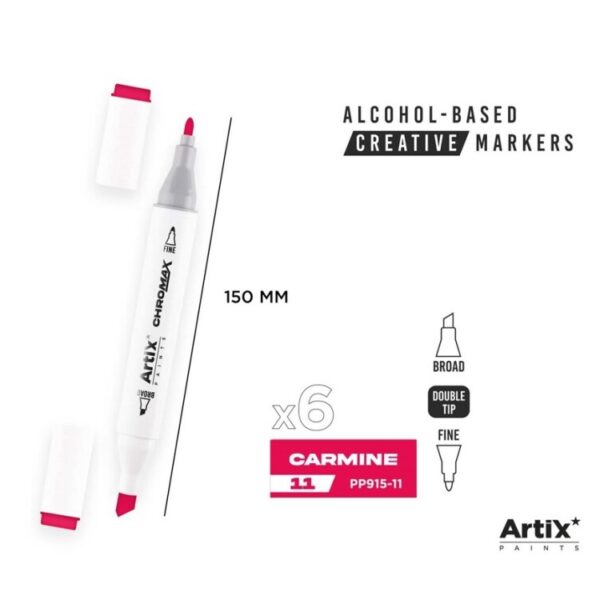Alkoholový marker Artix Chromax Carmine 11