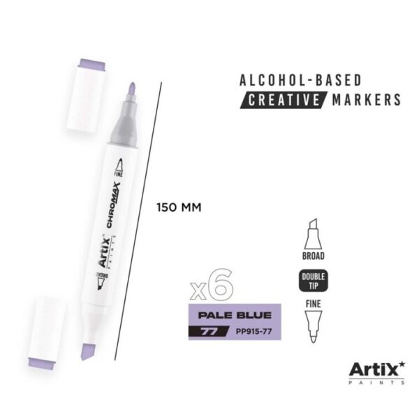 Alkoholový marker Artix Chromax Pale Blue 77