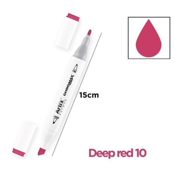Alkoholový marker Artix Chromax Deep Red 10