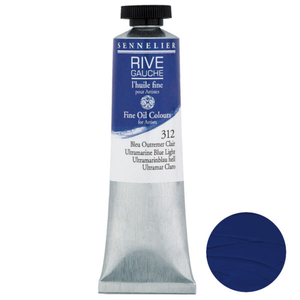 Sennelier Olej Rive Gauche 40 ml 312 Ultramarine Blue Light