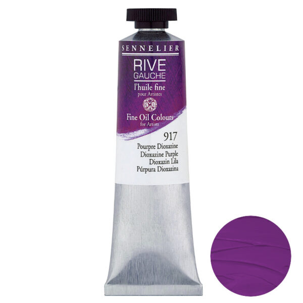 Sennelier Olej Rive Gauche 40 ml 917 Dioxazine Purple