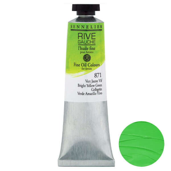 Sennelier Olej Rive Gauche 40 ml 871 Bright Yellow Green