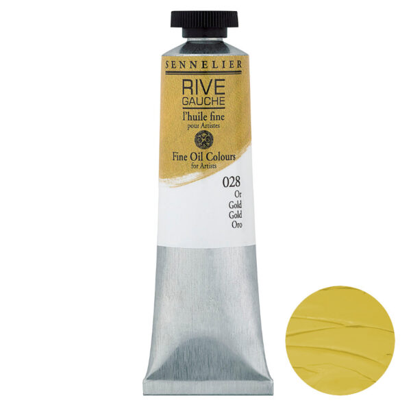 Sennelier Olej Rive Gauche 40 ml 028 Gold