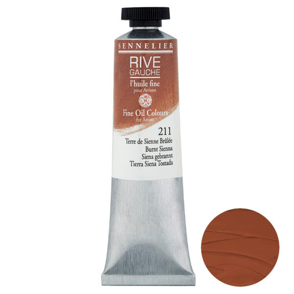 Sennelier Olej Rive Gauche 40 ml 211 Burnt Sienna