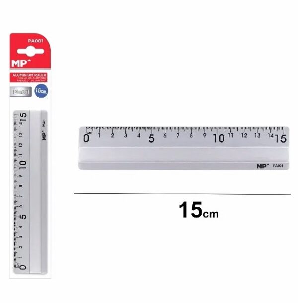 Pravítko hliníkové 15 cm