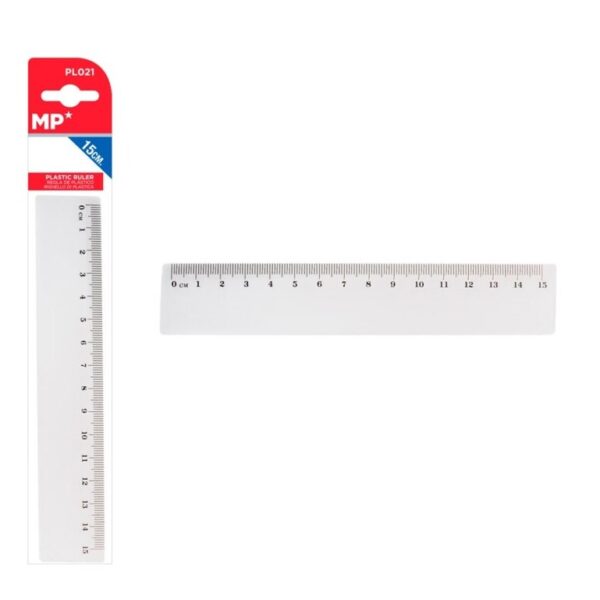 Pravítko plastové 15 cm