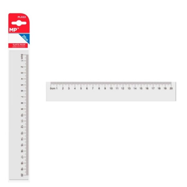 Pravítko plastové 20 cm
