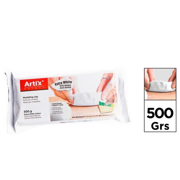 Samotvrdnoucí hmota - bílá 500g Artix