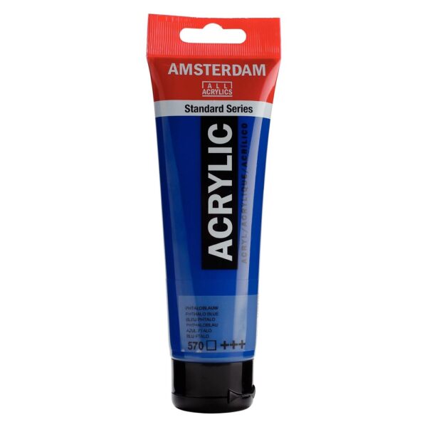 Akryl Amsterdam St. 120 ml - 570 Phthalo Blue