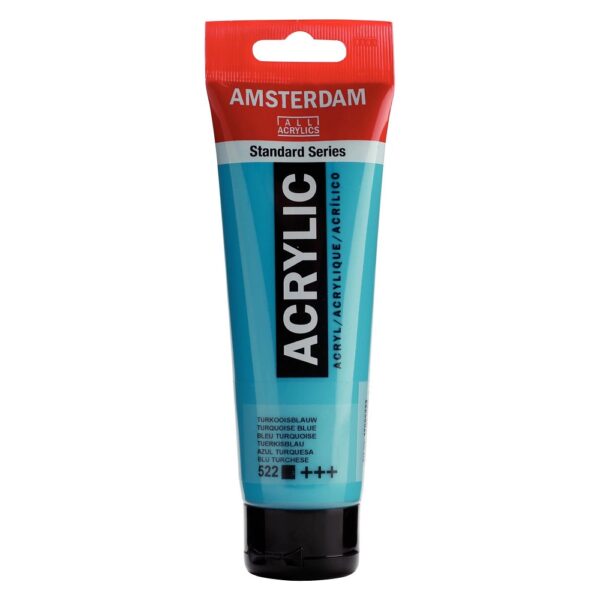Akryl Amsterdam St. 120 ml - 522 Turquoise Blue