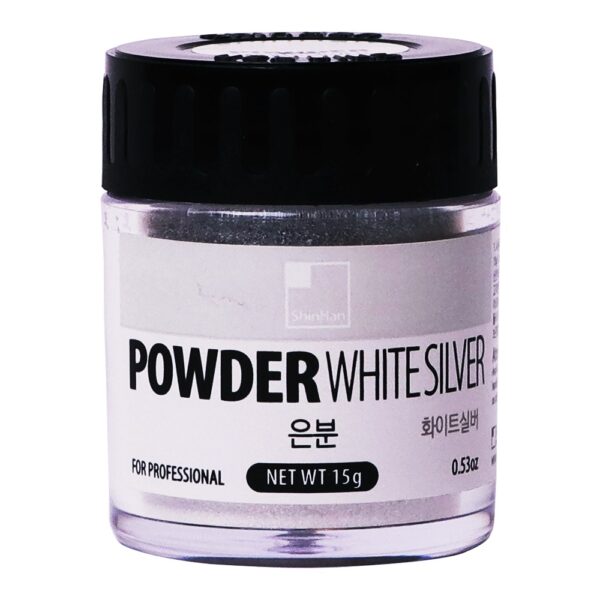 Profesionální metalický pigment WHITE SILVER