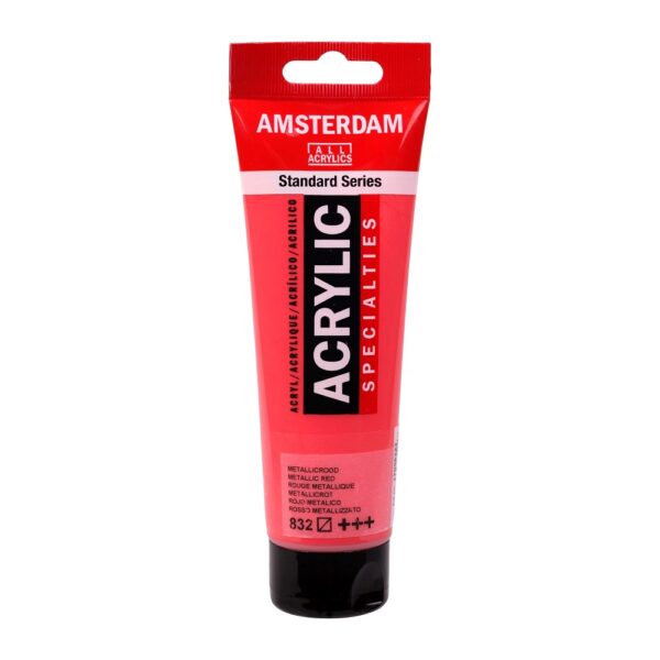Akryl Amsterdam St. 120 ml - 832 Metallic Red