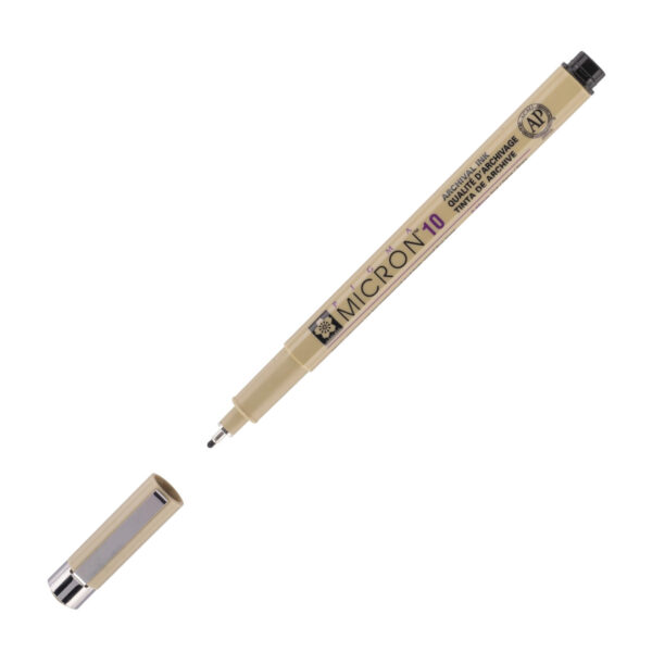 Pigma Micron - technický fix 10 (0,6 mm) 49 Black