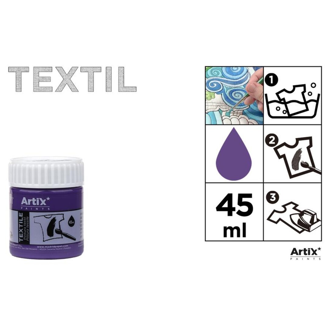 PTHALO BLUE 45 ml -TEXTILNÍ BARVA - azurová modrá